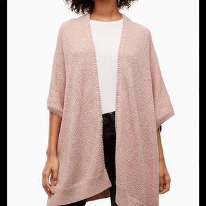 Aritzia community cape cardigan